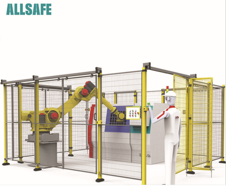 工厂专业安全防护围栏 防护围栏喷塑网耐受用用途广泛高质量
