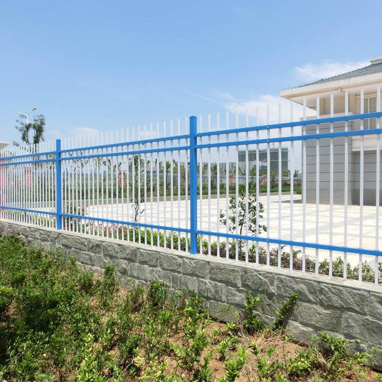 铁艺锌钢围栏别墅花园铁艺栅栏围栏庭院隔离锌钢护栏小区学校围栏