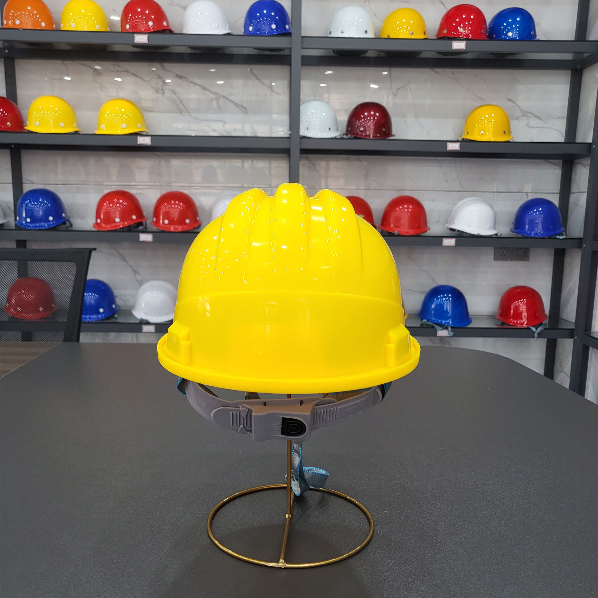 建筑工程抗压电绝缘安全帽 防护透气abs安全帽
