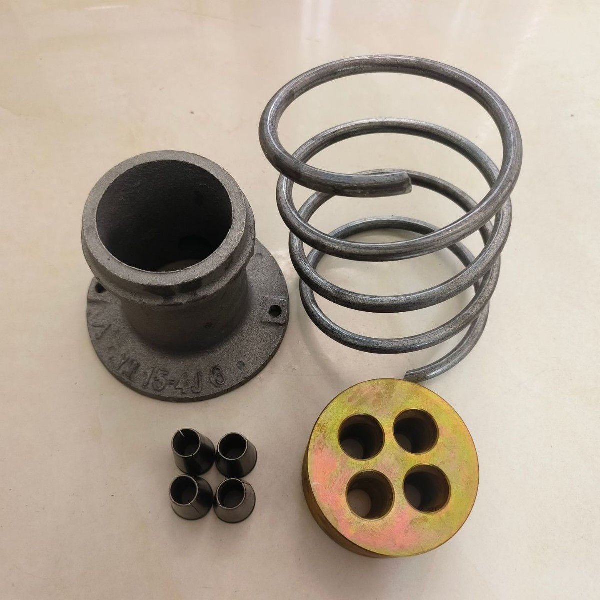 锚具预应力桥梁张拉套件四件套锚环锚垫板工作夹片螺旋筋高强