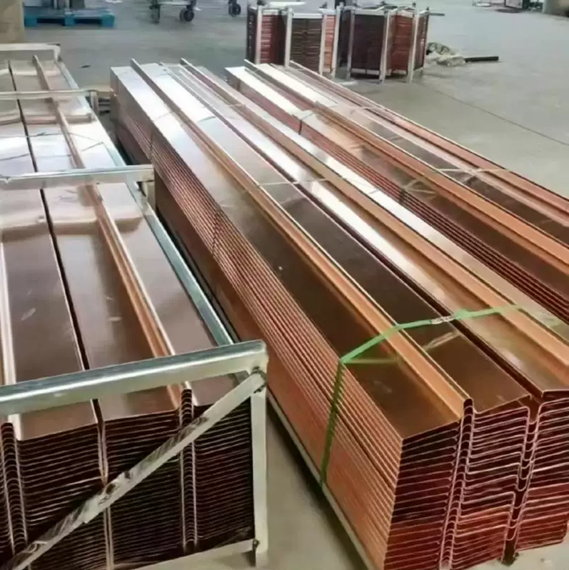 T2紫铜止水铜片厂家直销水利工程复合铜止水铜板W型镀铜止水带