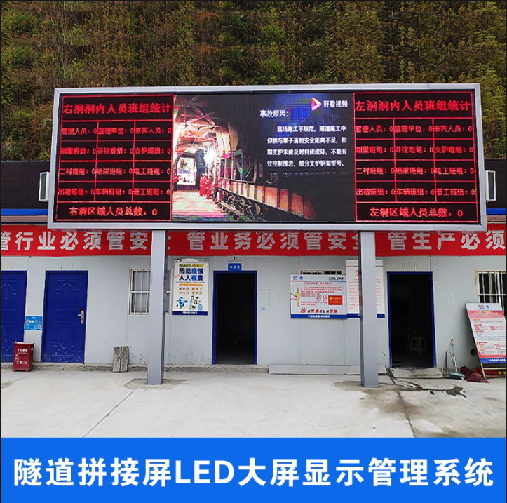 隧道管廊视频监控值班控制室液晶拼接屏LED大屏系统显示管理