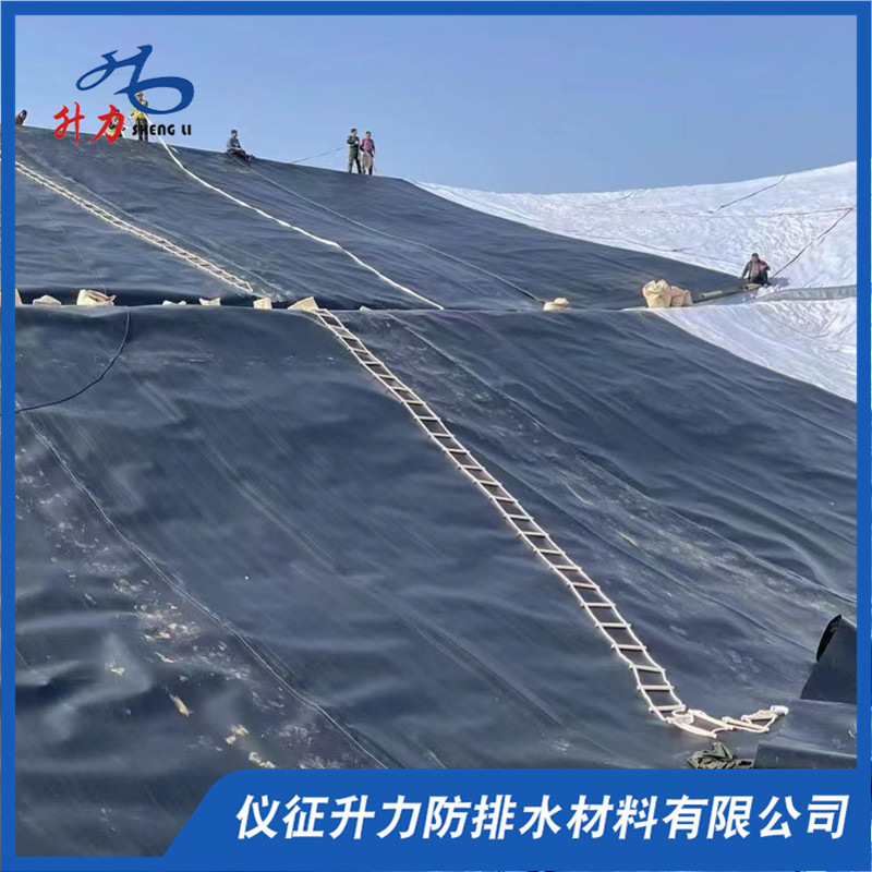 HDPE防渗膜2.0mm双光面土工膜工业尾矿污水处理膜厂家批