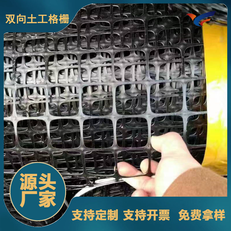 厂家直供公路护坡TGSG双向塑料土工格栅土工格栅双向土工格栅