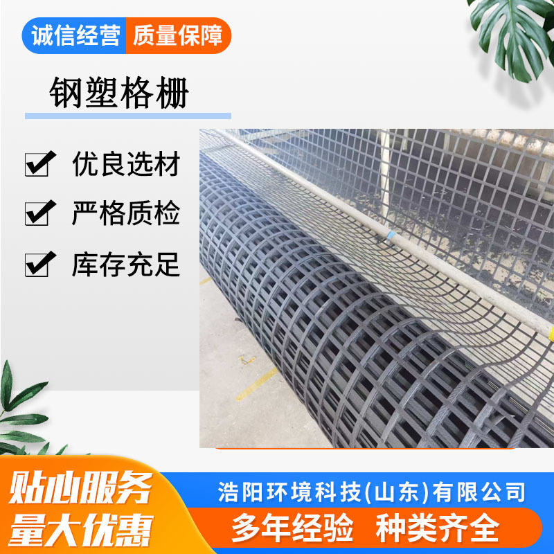 高强度钢塑格栅按需调整幅宽长度抗拉强度30-200KN/m