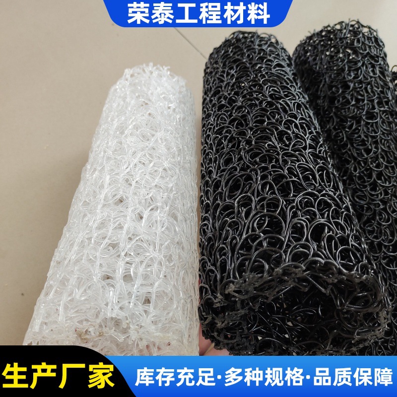 山东厂家生产高强度渗排水管 园林绿化排水盲管 热熔乱丝塑料盲