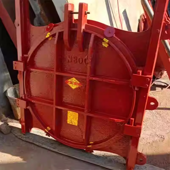 圆闸门铸铁法兰式镶铜污水河渠井下管道单双向止水加重加厚定制