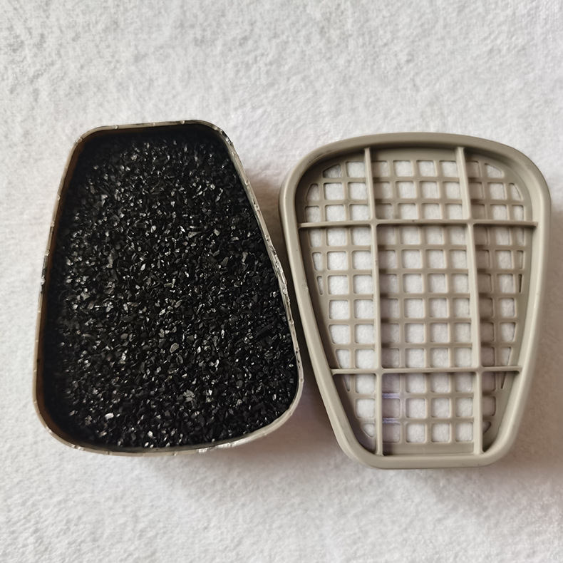 批发6001cn滤毒盒面罩过滤元件过滤毒气颗粒物粉尘过滤盒