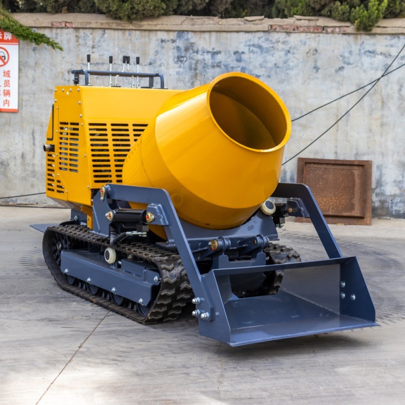 现货出口HT750Y履带式混凝土搅拌罐