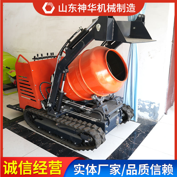 履带式混凝土搅拌车使用方式搅拌车厂家直供履带式混凝土搅拌车