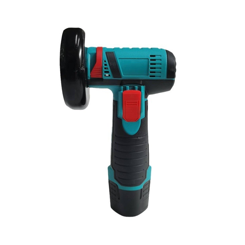 12V锂电有刷手持角磨机便携式三寸家用电动打磨机锂电池多功能