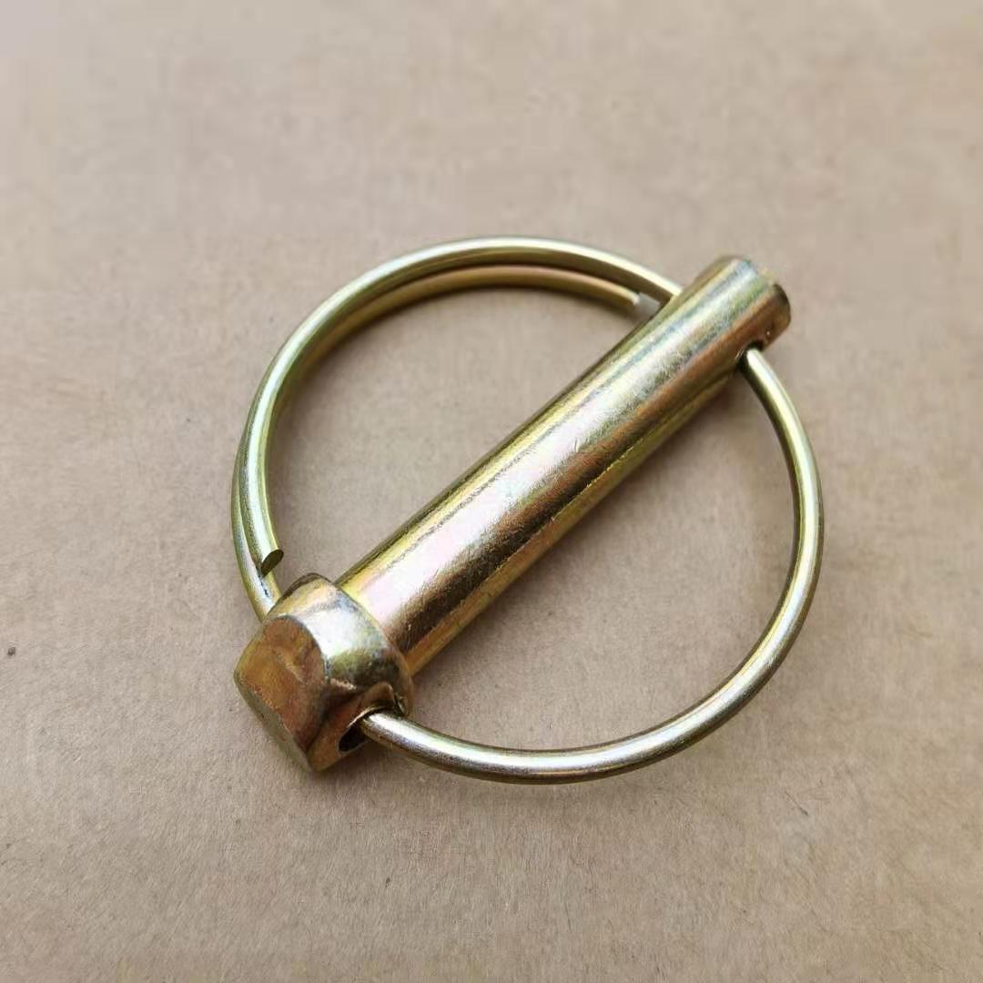 防丢锁销悬挂销子拖拉机农用车插销开口安全保险销圆型锁销卡子扣