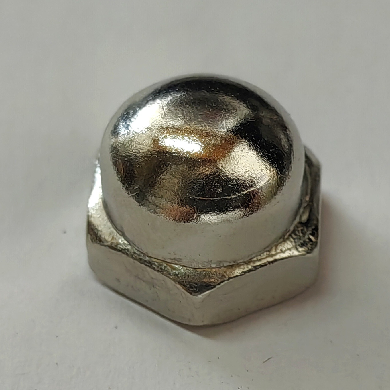 max碳钢镀镍盖形螺母GB802盖帽盖型螺帽凸帽球面盖母螺纹