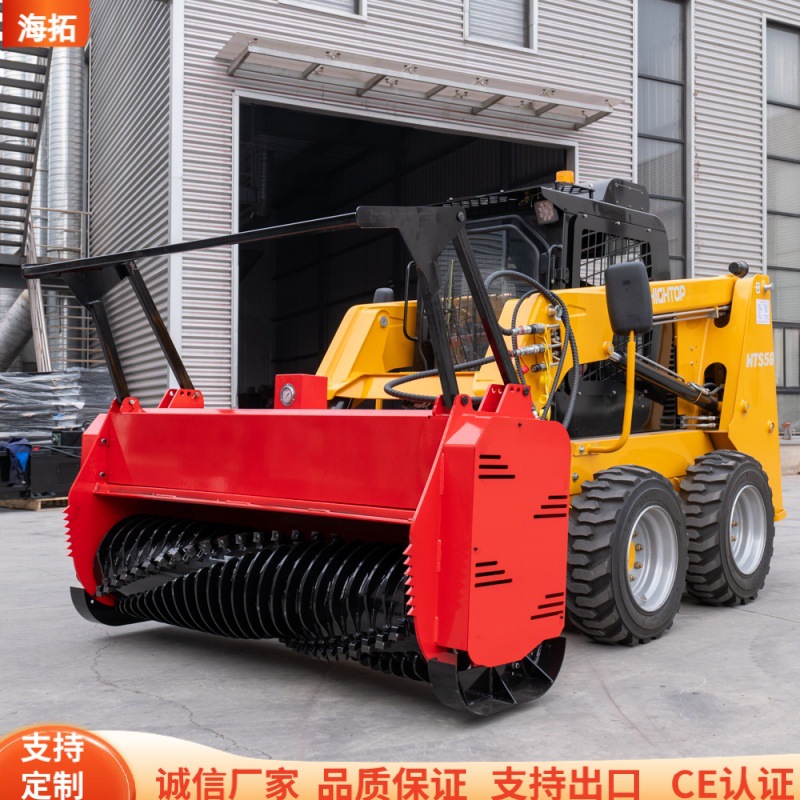 大型品牌铲车属具 抱木夹拓荒机平板夯清扫机 装载机配件