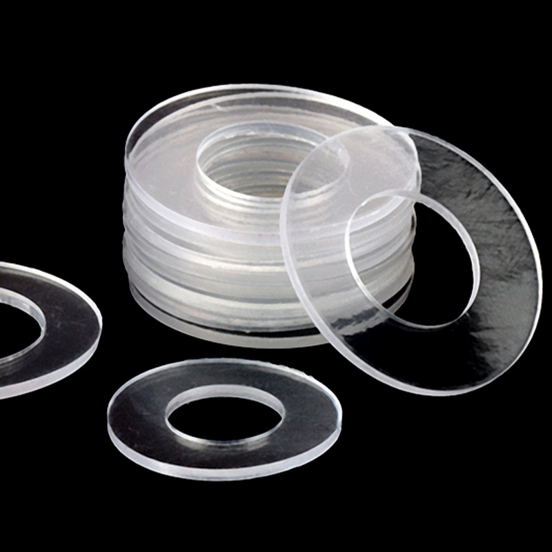 耐高温PC透明垫片硬塑料垫圈绝缘PET介子螺丝垫圈薄塑胶 圆
