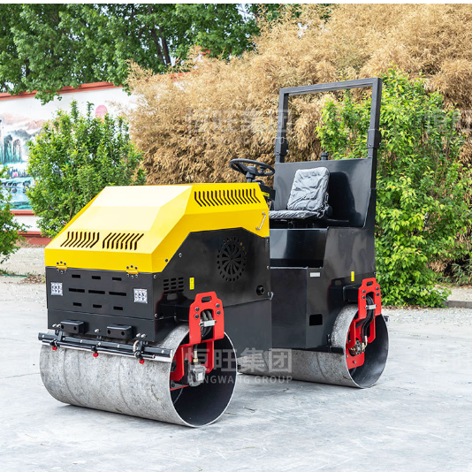压路机1吨小型座驾式双钢轮压土机手扶震动沥青草坪2吨振动压路