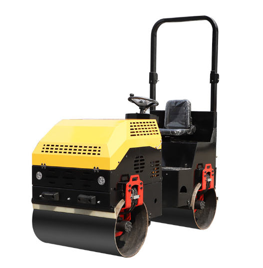 小型压路机1吨双钢轮座驾沥青草坪震动压实手扶单钢轮振动压土机