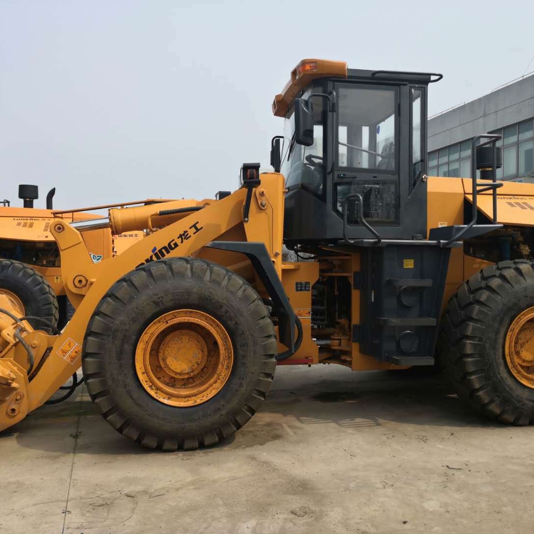 外贸出口龙工柳工临工 50 装载机 加长臂 铁路专用侧翻 夹