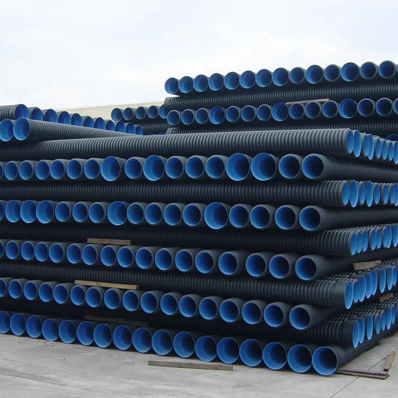 钢带增强螺旋波纹管dn300排水管sn8聚乙烯 排污管