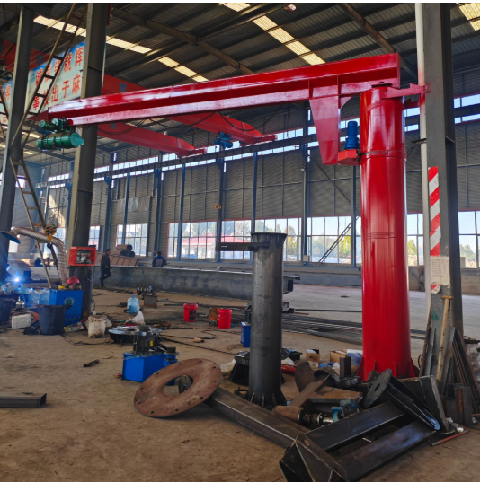 独臂吊360度旋转吊车定柱式悬臂吊小型电动单臂吊机立柱式 悬