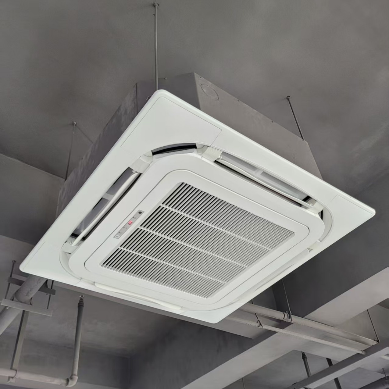 卡式静音风机盘管 四面出风 办公室 商场专用，水中央空调