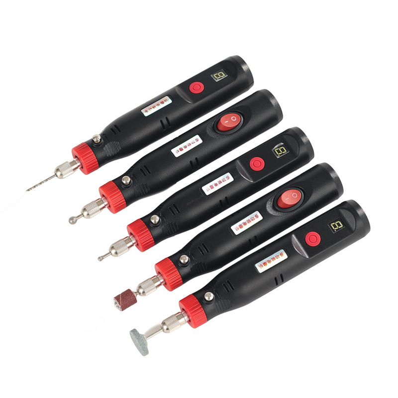 迷你小电钻钥匙扣diy羊角钉钻孔机亚克力电磨核桃公仔珍珠打孔