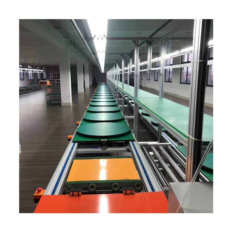 电池老化电源流水线生产厂家提供提升机测顶机U型单倍速链输送线