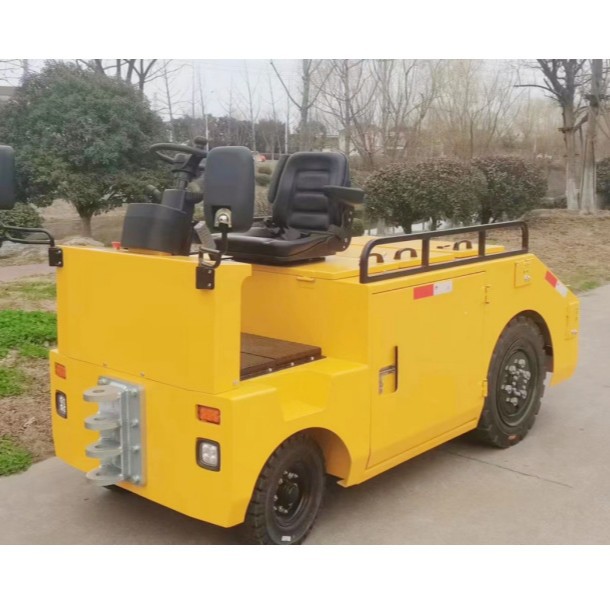 30T电动牵引车头封闭驾驶室重型蓄电池牵引车头机场厂区车头拖