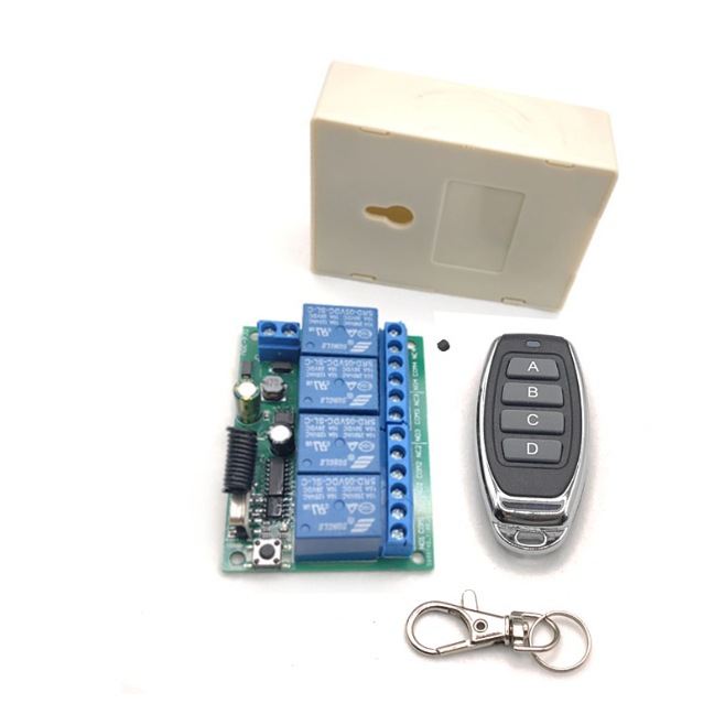DC6-30V路无线控制开关433M继电器开关通断器遥控器