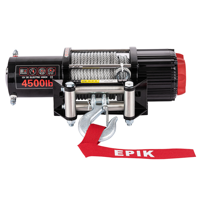 4500磅车载绞盘户外SUV越野移动脱困救援小吊机遥控绞