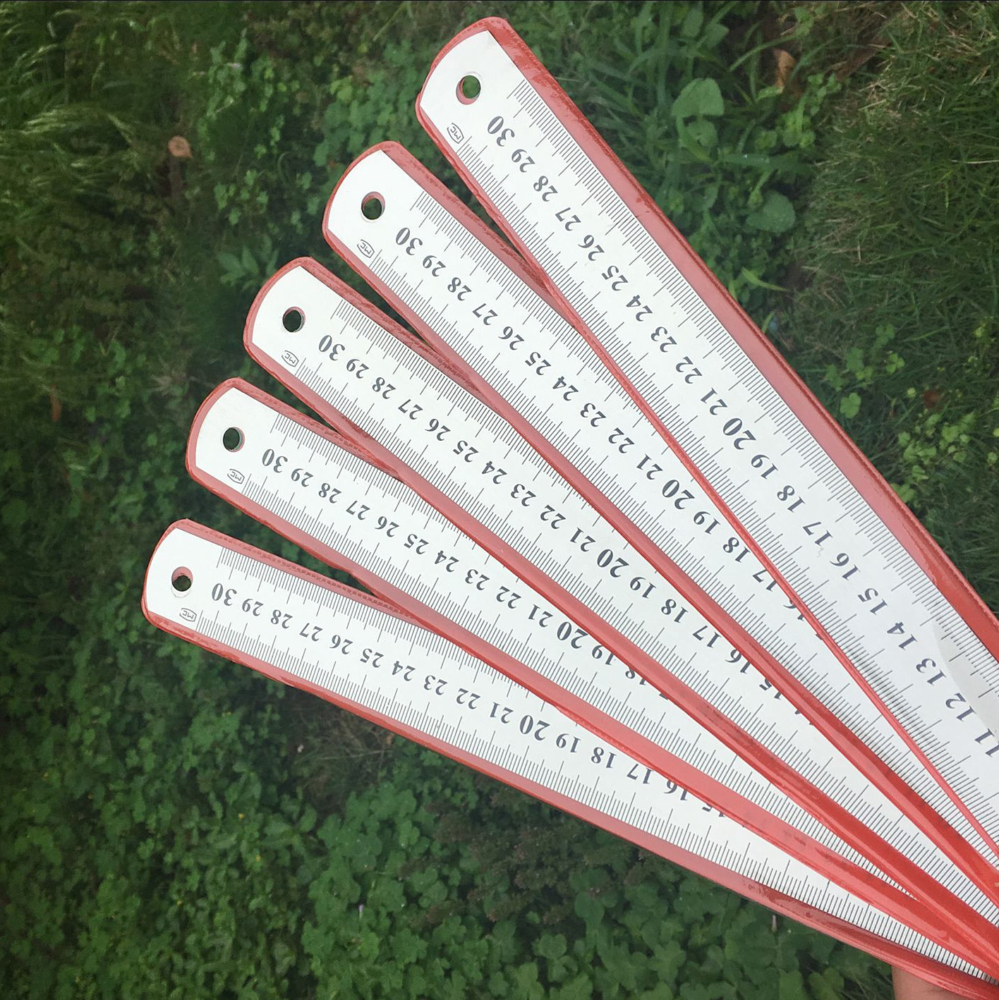 厂家直销30cm钢尺300mm标准不锈钢尺子30公分钢板尺直