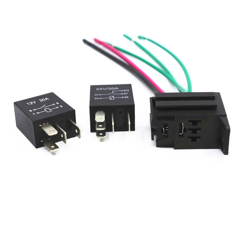 30A12V/24V紫罗兰系列4脚/5脚 汽车继电器
