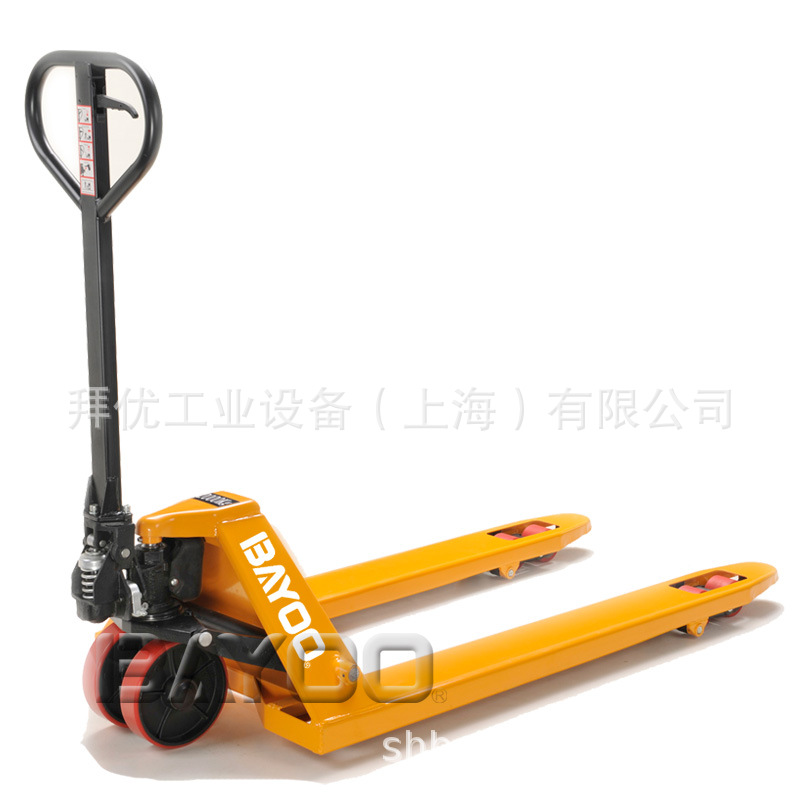 BAYOO拜优 手动液压搬运车 载重2吨,外宽680mm升降