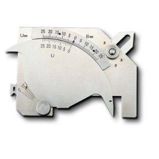 MG-8不锈钢焊接检验器 焊缝规 缝隙检测尺 公英制型检验尺