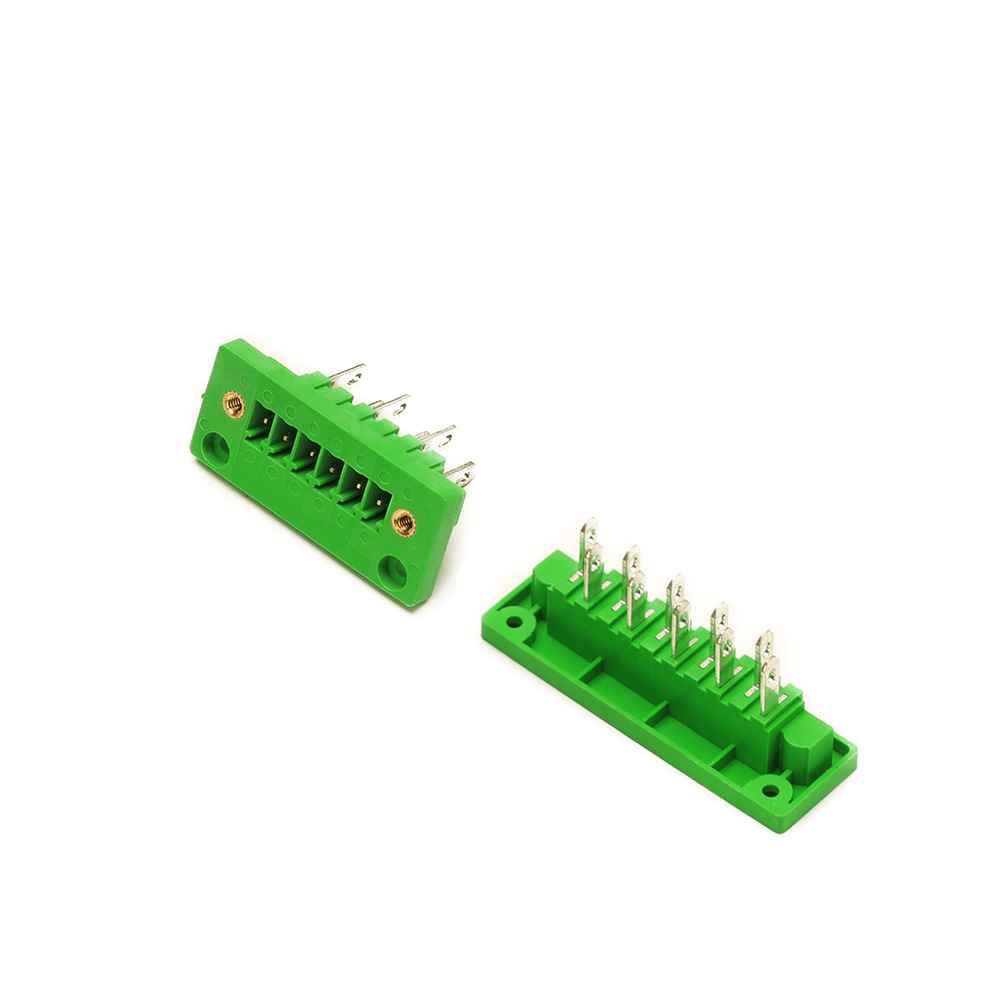 插拔式穿墙接线端子带耳朵法兰固定螺丝凤凰头