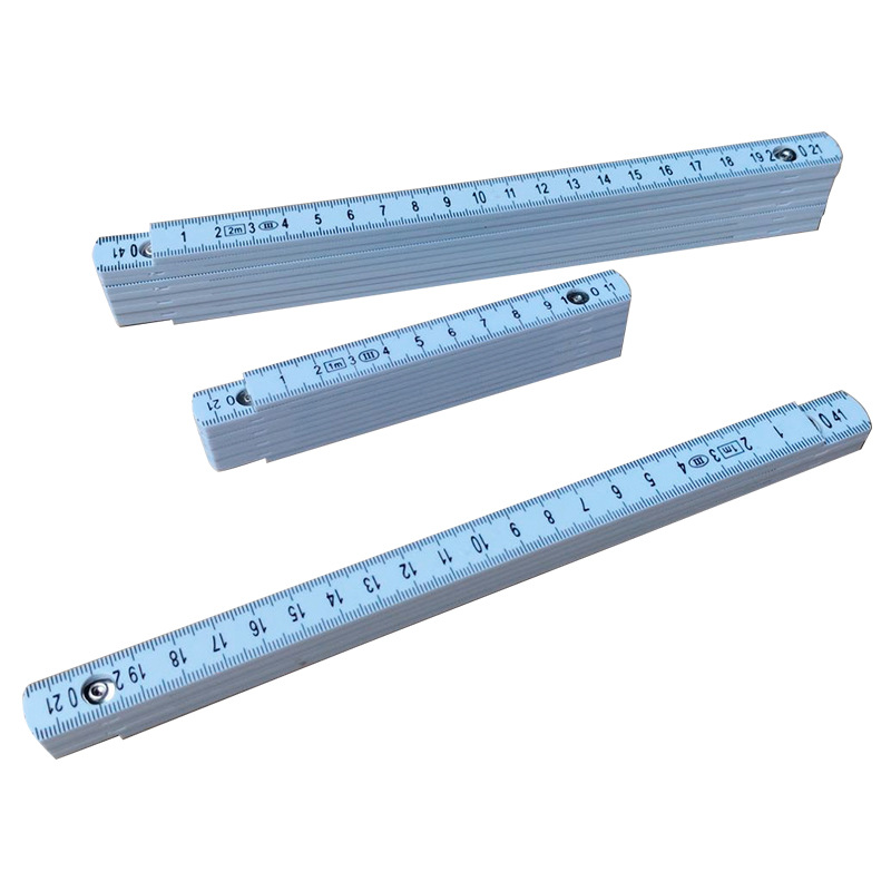 双面刻度塑料折尺高精度木工绘图工具多规格教学用品施工测量尺子