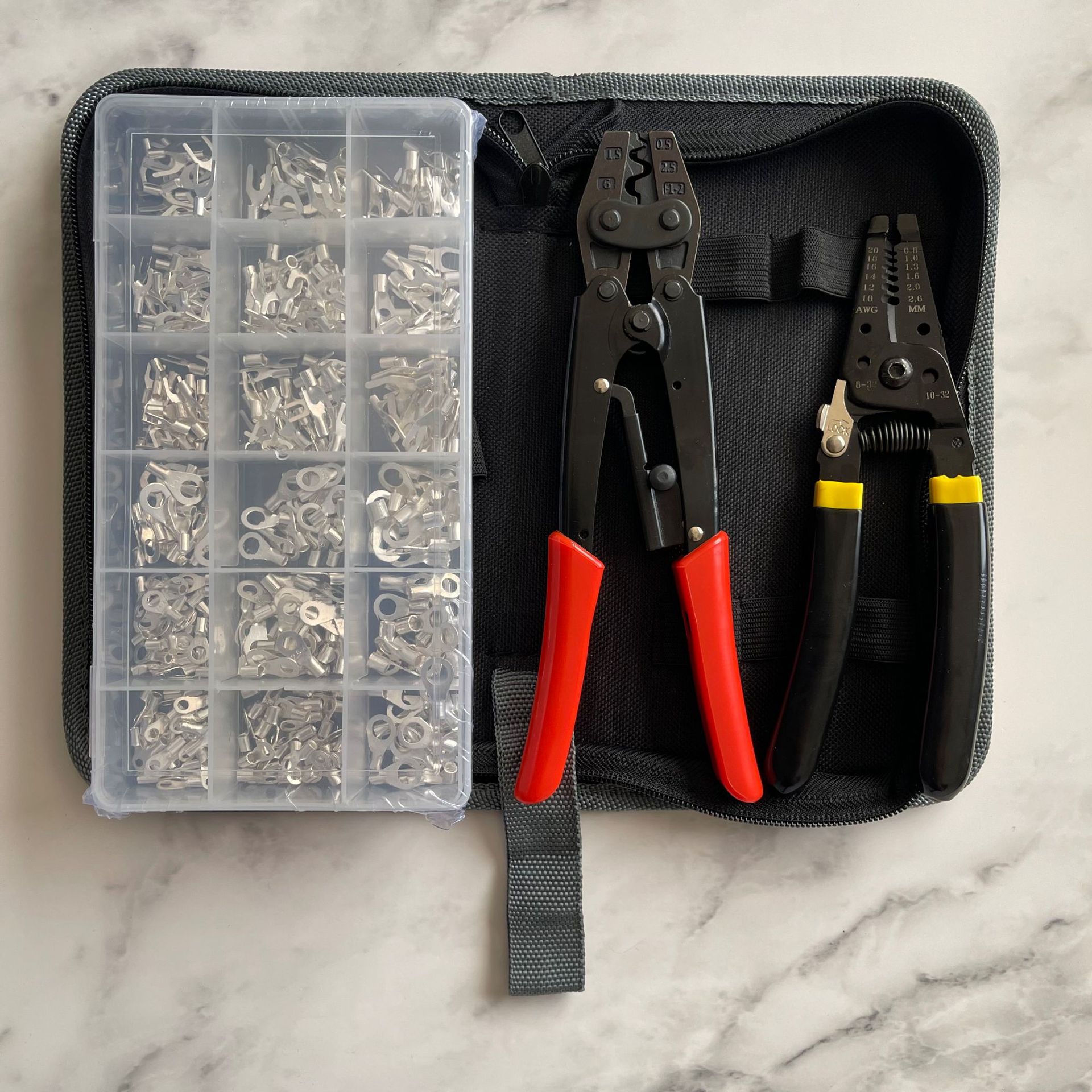 冷压裸端子OT/UT接线端子 电线连接器 圆型叉形接线耳