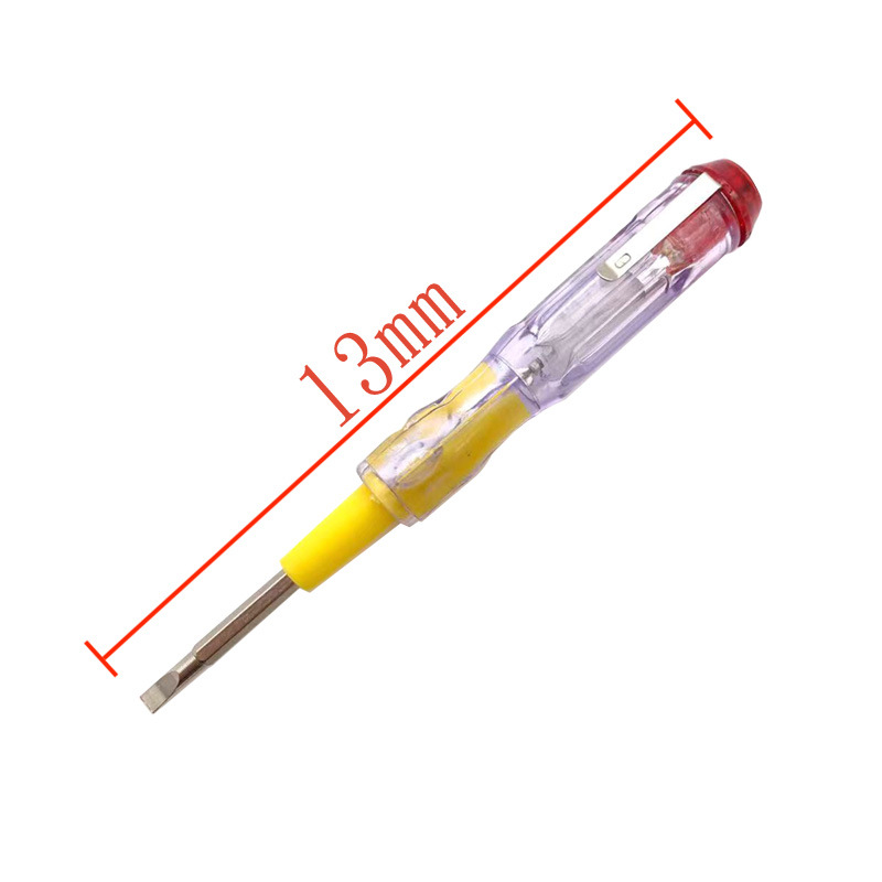 电工两用测电笔 19cm大号小号双头双用电笔多功能家用测电笔