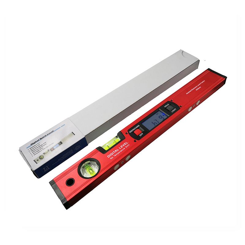 磁性刻度角度仪尺数显水平电子坡度400MM铝合金高精度三角可