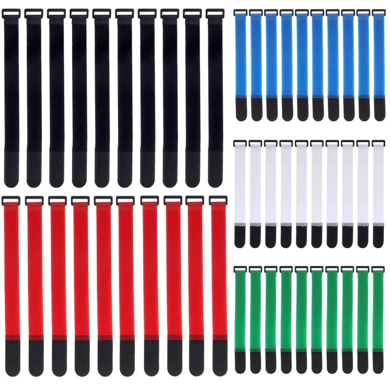 方扣魔术贴扣带自行车扣带电线电脑电缆收纳带 电源线绑带