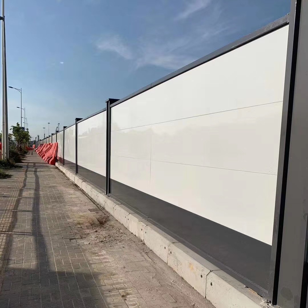 围栏pvc围挡道路施工彩钢挡板围墙 深圳园林建设临时防护围挡