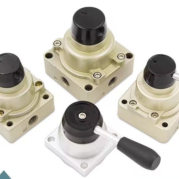 手转阀 手动开关手动换向阀人控气阀HV-02