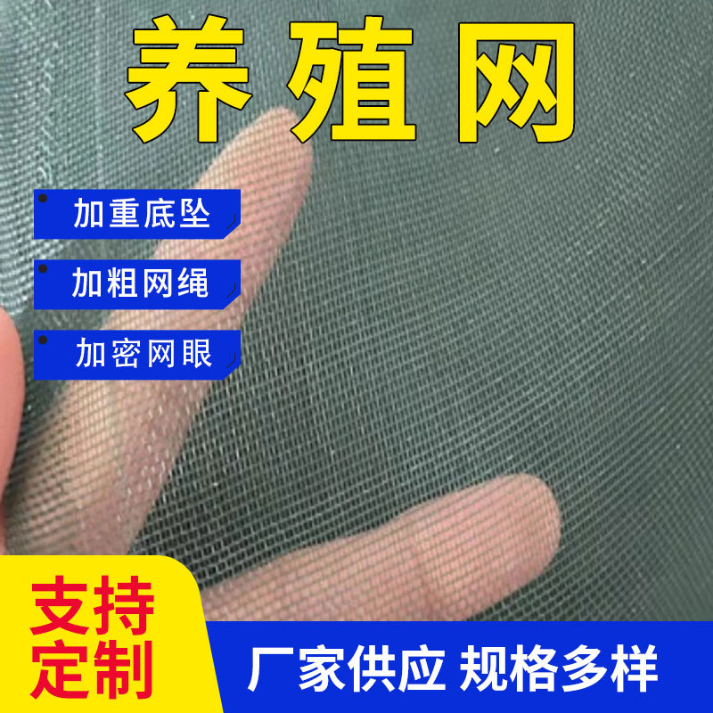 渔网网布养殖网箱鱼塘围网护坡螃蟹龙虾防逃网水产养殖网