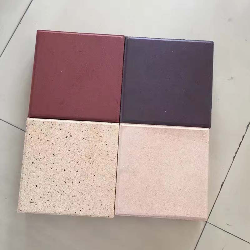 公园广场透水砖 户外人行道混凝土水泥灰色砖小区路面灰色渗水砖